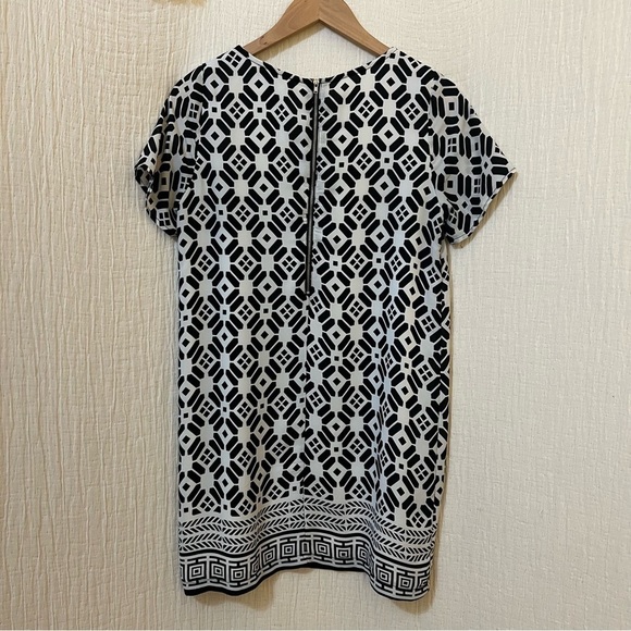 Lulus Piazza Black and White Print Shift Dress size S - Picture 3 of 8